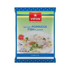 VIFON Instant Porridge Fish Flavor (Cháo Cá) 50 g Bag| Pack of 50 | Authentic Vietnamese Rice Porridge | Ready in 3 Minutes | Light, Savory Meal | Product of Vietnam