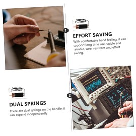 OSALADI Handheld Welder Portable Welding Tool Dual Springs for Improved Efficiency Ergonomic Design for One-handed Use Weld Machine for Pack Assembly