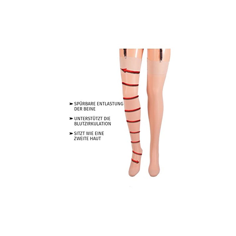 Bahner 70 Denier Firm Support Stockings Make up S