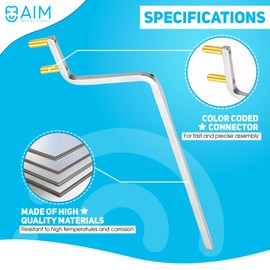 ADS - Dental X-Ray Positioning Indicator with Alignment Arm, XCP Style, Rinn FPS 3000 Autoclavable, by Aim Dental Supply- Posterior Yellow (1, Yellow, Aligning Arm)