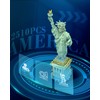 dOvOb Statue of Liberty Micro Mini Blocks Building Set (2510PCS)