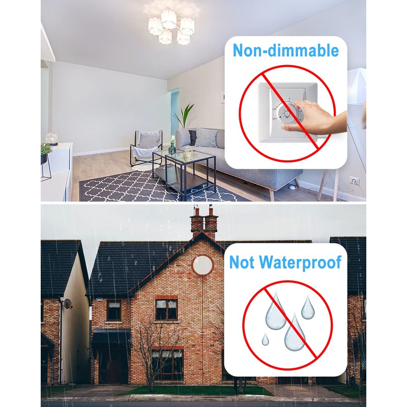 QNINE 𝐄𝟐𝟕 Screw Bulb, Cool White, 𝟔𝟓𝟎𝟎𝐊, 540lm, 𝟔𝐖 (𝟔𝟎𝐖