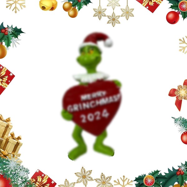 Grin-ch Christmas Decorations, Christmas Hanging Ornament, Merry Christmas, Holiday Atmosphere