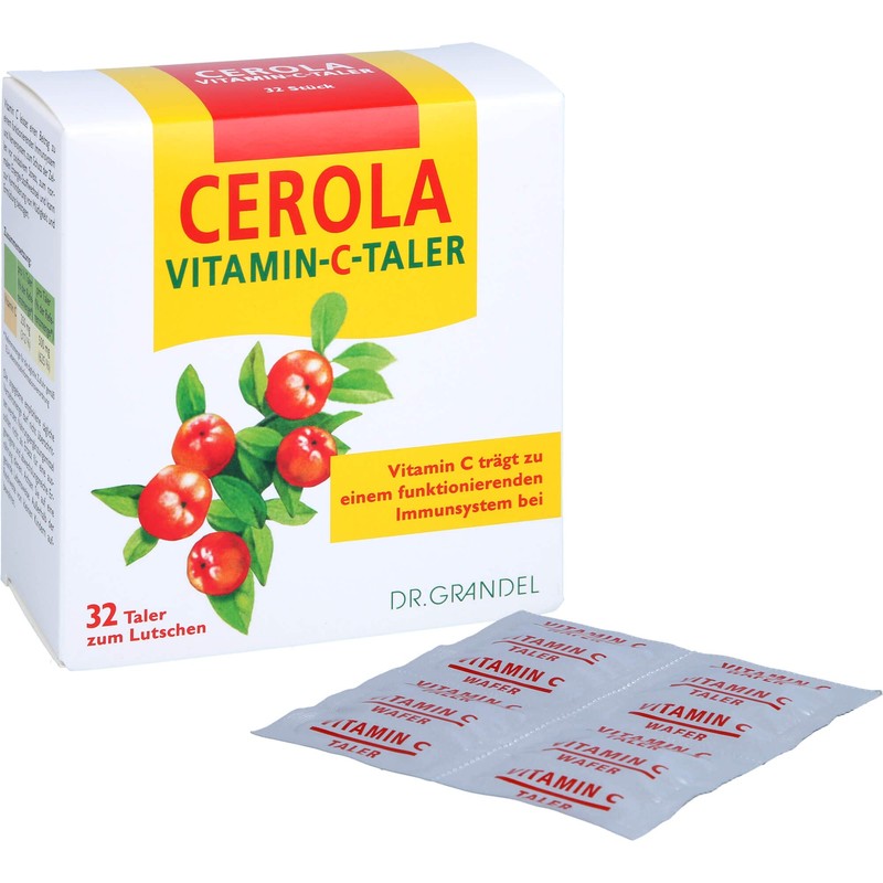 Cerola Vitamin C Taler, 32 St