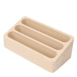 Wooden Business Card Holder, 3 Compartments, Business Card Holder, Business Card, Name Card Holder, Business Name Card, Business Cards, Storage for Office, Stand, Desk