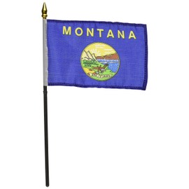 Us Flag Store Montana Flag, 4 by 6-Inch