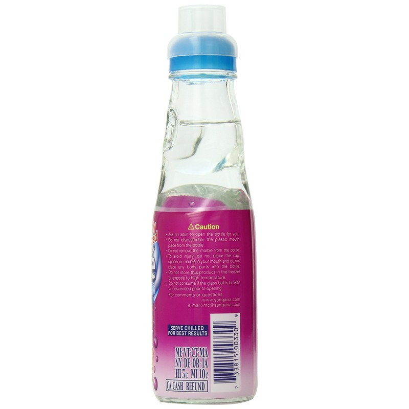 Sangaria Ramune Grape, 6.76 Fl Oz (Pack of 6)