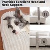 Orthopedic Dog Bed Pillow with Removable Cover & Shredded Memory