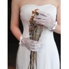 GRYUIRY Women Short Lace Glove Tea Party Glove Bow Bridal
