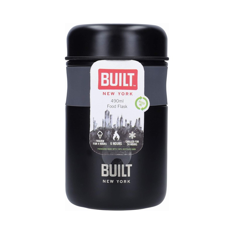 BUILT Food Flask, Vacuum Insulated Food Flask for Hot and
