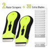 Bates- Razor Blade Scraper Tool Set, 2 Pack, Black &
