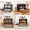 Garvee Double Layer Bread Box for Kitchen Countertop – Farmhouse
