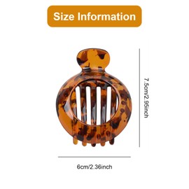 Small Hair Clip for Thin Hair - ShiningUU 4PCS Flat Hair Claw Clips with Non-Slip Grip | Strong Hold Flat Claw Clip for Women/Girls, Resilient Spring Hair Accessories (Black)