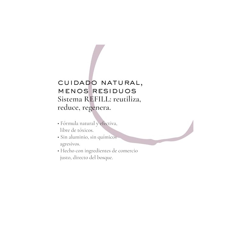 Remedios del Bosque Pack Desodorante Natural para Rellenar Unisex con