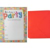 YLAB - 40 Party Invitations & Envelopes - Let's Have