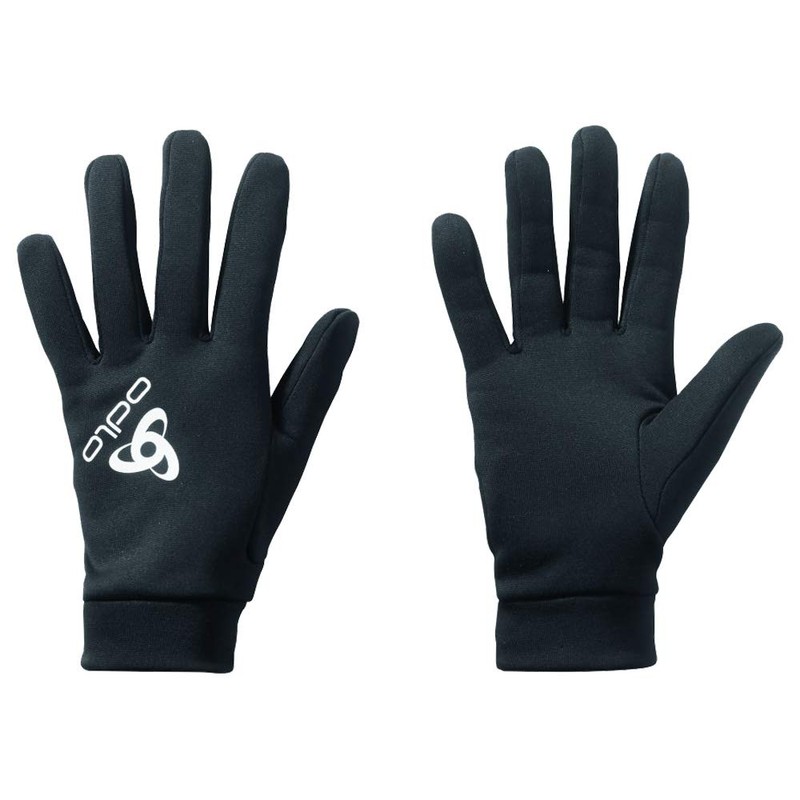 Odlo Gloves Stretch Fleece Liner Warm Gloves, black, s