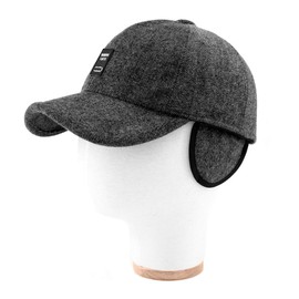 Gisdanchz 7-7 1/2 Winter Warm Hats, Folding Earmuffs, Unisex Hats for Work and Outdoor Sports, Ear protection, grey