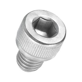 Kozelo 10 Hex Socket Bolts [M8 1.25 x 10mm] 304 Stainless Steel Fully Threaded Allen Socket Drive Replacement for Electric Motor 3D Printer Fan Engine Silver