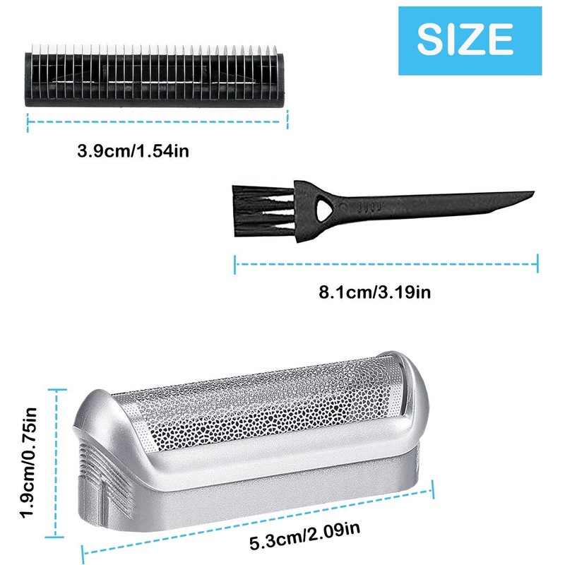 5s Razor Replacement Foil & Cutter for Compatible with Braun,