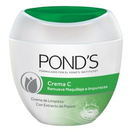 Pond’s Crema C limpiadora 100 ml con extracto de pepino, todo tipo de piel