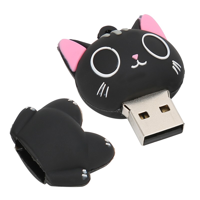 Cartoon Cat Pattern USB Flash Drive Data Picture Music Movie
