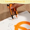Zonon Student Protractor and Compass Set, Student Geometry Math Set