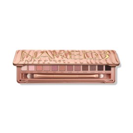 Urban Decay Naked 3 – Paleta de Sombras de Ojos, 12 Tonos Rosados Neutros con Acabado Mate, Satinado y Shimmer, Sombras de Ojos de Alta Pigmentación y Textura Aterciopelada, Incluye Brocha y Espejo