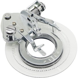 Daisy Flower Stitch Presser Foot Decorative Embroidery Stitch Circles Ruffler Sewing Machine Presser Foot for Most Low Shank Sewing Machines