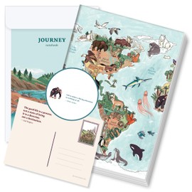Holam Inspirational Journaling Notebook Aesthetic - A5 Small Journal for Kids | Cute Notebook for Writing, Drawing, Doodling Note-taking and More | 8.3"x5.8" | Journey Model