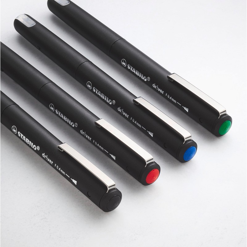 STABILO Premium Fineliner | 0.4 mm | Fine | Black