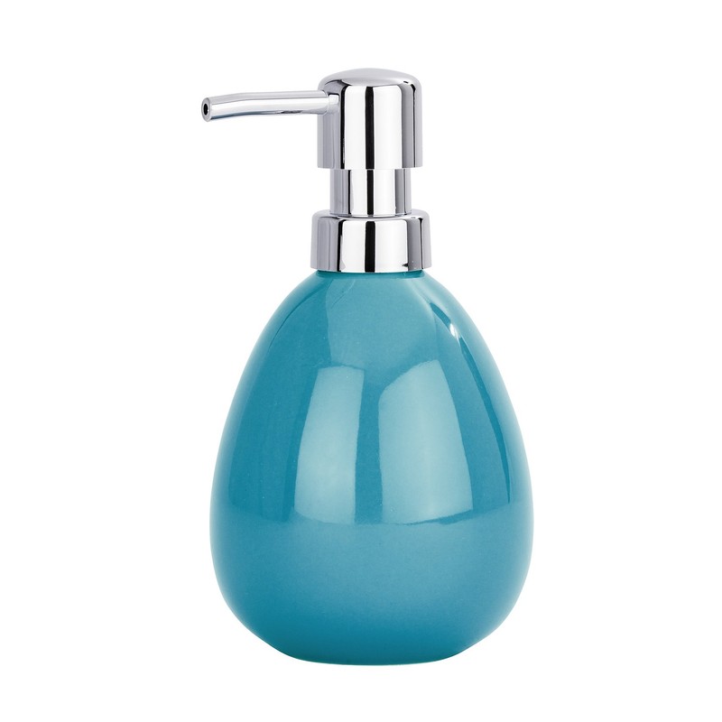 WENKO Polaris Soap Dispenser, 9.5 x 9 x 16.2 cm,