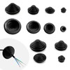 LPZMPZ Pack of 60 Waterproof Cable Grommets Rubber Grommets for