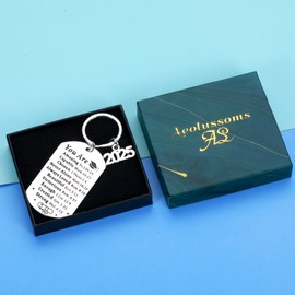 College Graduation Gifts for Women Her Him Christmas Stocking Stuffers Senior Class of 2025 Inspirational Christian Gifts for College High School Student Teen Boy Girls Graduation Gifts Keychain Bulk