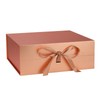 OEMVALATY Rose Gold Gift Box,18x18x6 Inches Gift Boxes with Lids