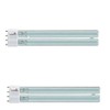 Koi- und Bonsaipark Herdecke 2 x UVC PL-L Replacement Lamp for UVC Devices Oase, Osaga, Aquaforte etc. (18 Watt)