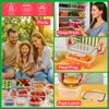 62PCS Thick Food Storage Containers with Airtight Lids for Meal