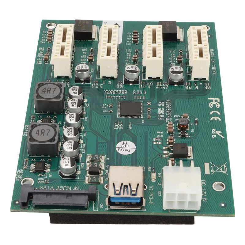 PCI E X1 to 4xPCI E X1 Adapter Card Plug