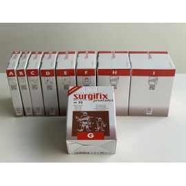 Surgifix - Zerolatex Elastic Tube Net Size G for Fixing Dressings, Gauzes and Dressings on Pelvis and Hips, Clamping Length 25 m, White Colour, Made in Italy