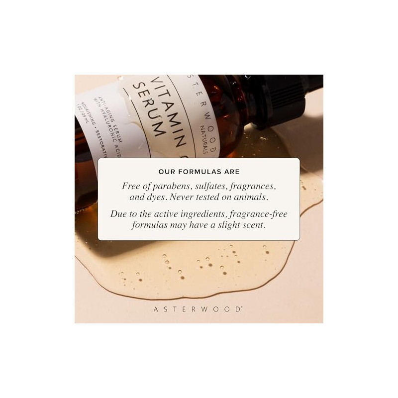 Vitamin C Serum 4 oz with Organic Hyaluronic Acid -