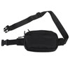 Waist Bag Double Layer Large Capacity Adjustable Strap Waterproof Nylon