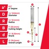 Amana Tool Up Cut Spiral CNC Router Bits for 2D/3D