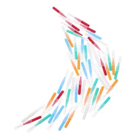 Alipis 50pcs Interdental Brush for Oral Hygiene Portable Cleaning Brushes Vibrant Colors for Braces and Hard to Reach Areas