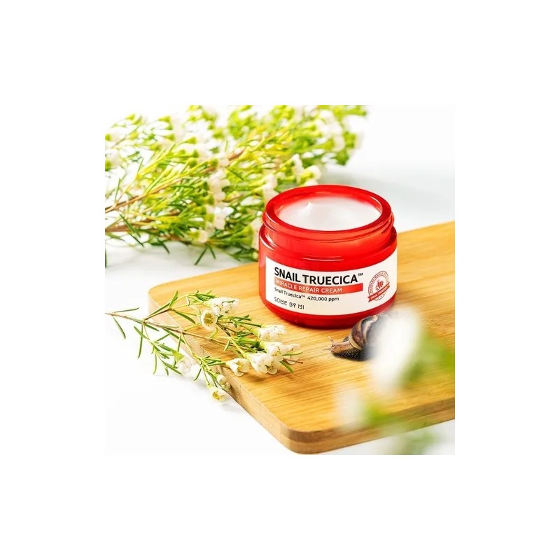 Crema Facial Some by Mi Snail Truecica Reparacin Antiacn y