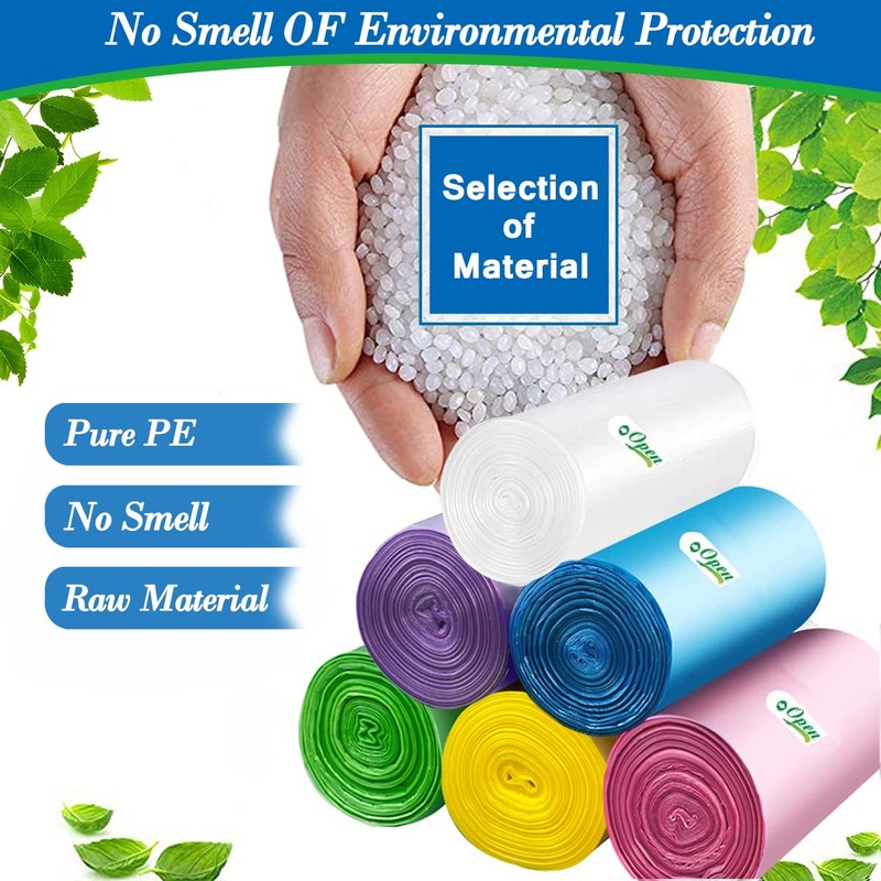 2.6 Gallon Small Trash Bags,Garbage Bag Bin Liners, 10 Liters