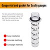 xyocx 10159 Replacement Gauge Vial & Gasket Scully Gauge Crystal