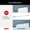 Delta Nicoli (4-Pack) Bathroom Set Matte Black 18" Towel Rack,