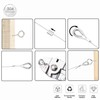 Stainless Steel Wire Rope Kit, with Crimping Tool, 100ft Vinyl