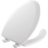 MAYFAIR 18440EC 000 Open Front Toilet Seat will Never Loosen