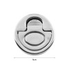 ZONADAH 2 Inches Round Spring Loaded Flush Lifting Ring Boat