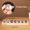 7 Galactic Crystal Ball Décor with LED Wooden Light Stand
